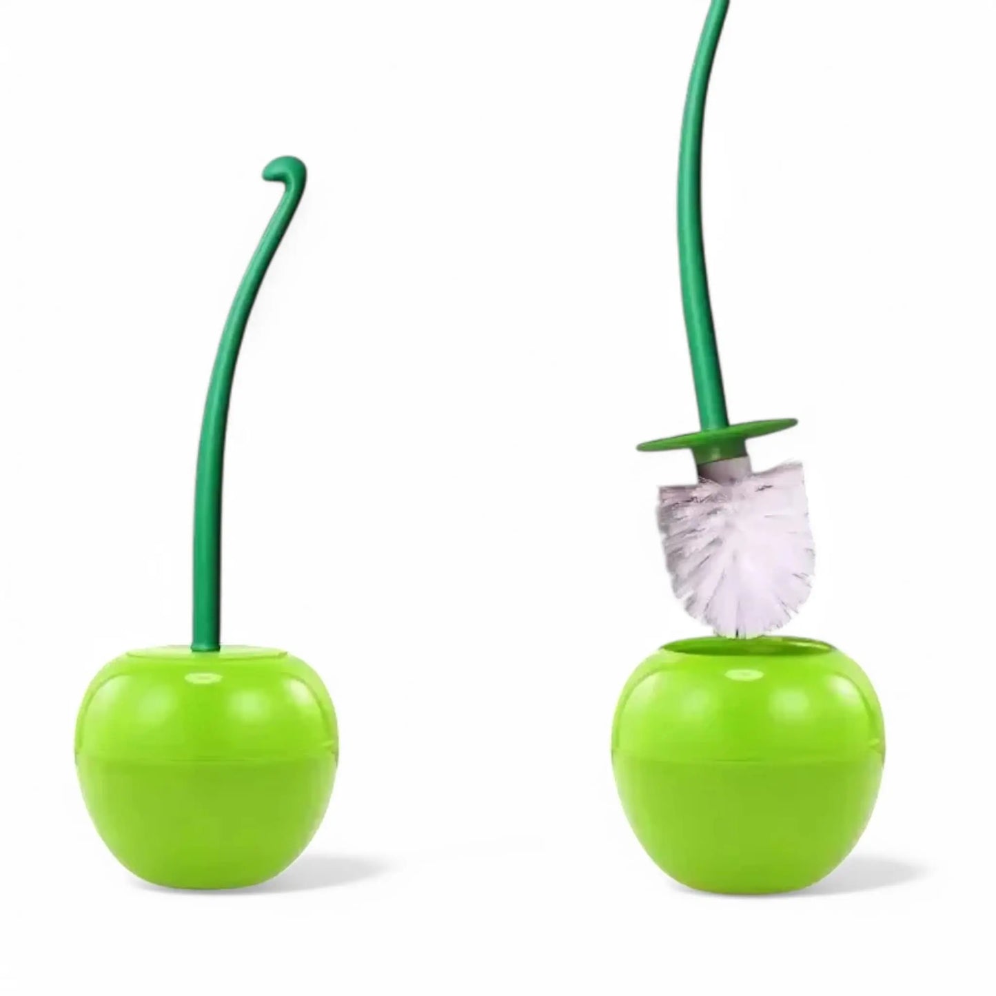Cherry Toilet Brush with Holder – Cute & Creative Bathroom Accessory  Geniogoods