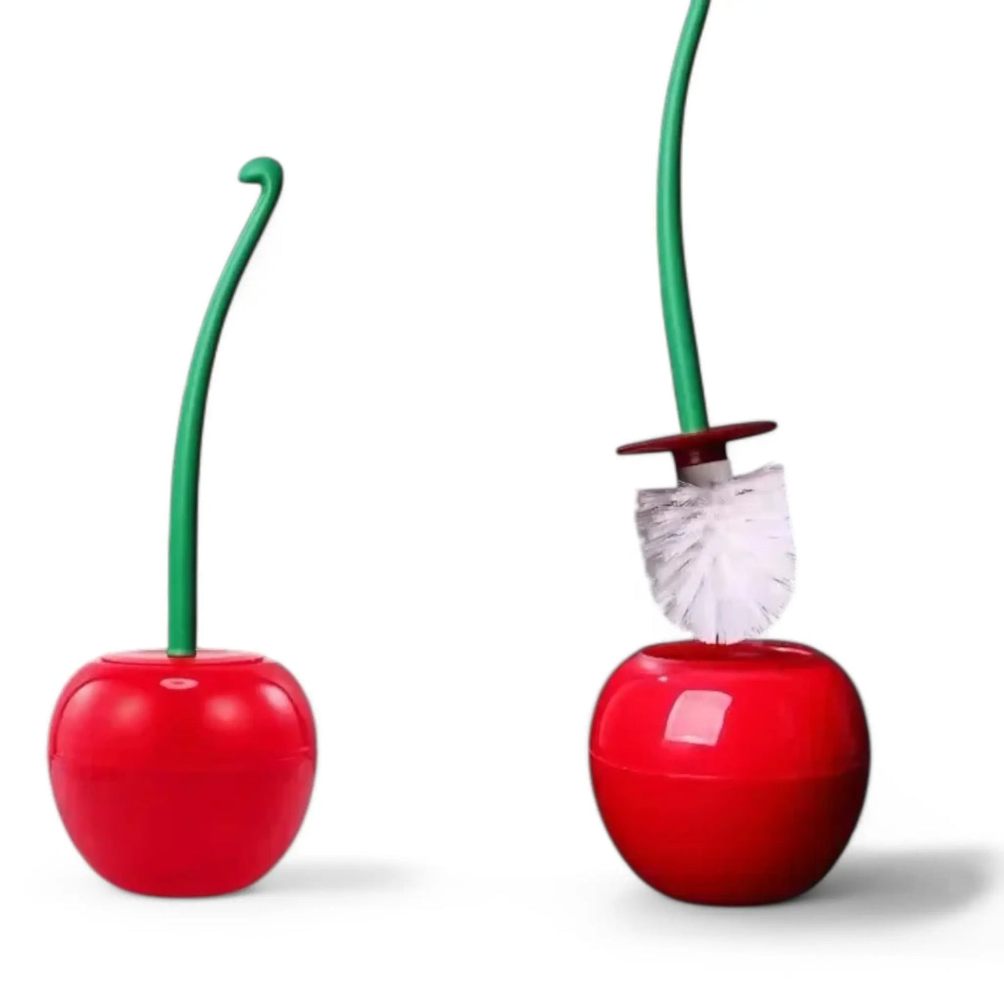 Cherry Toilet Brush with Holder – Cute & Creative Bathroom Accessory  Geniogoods