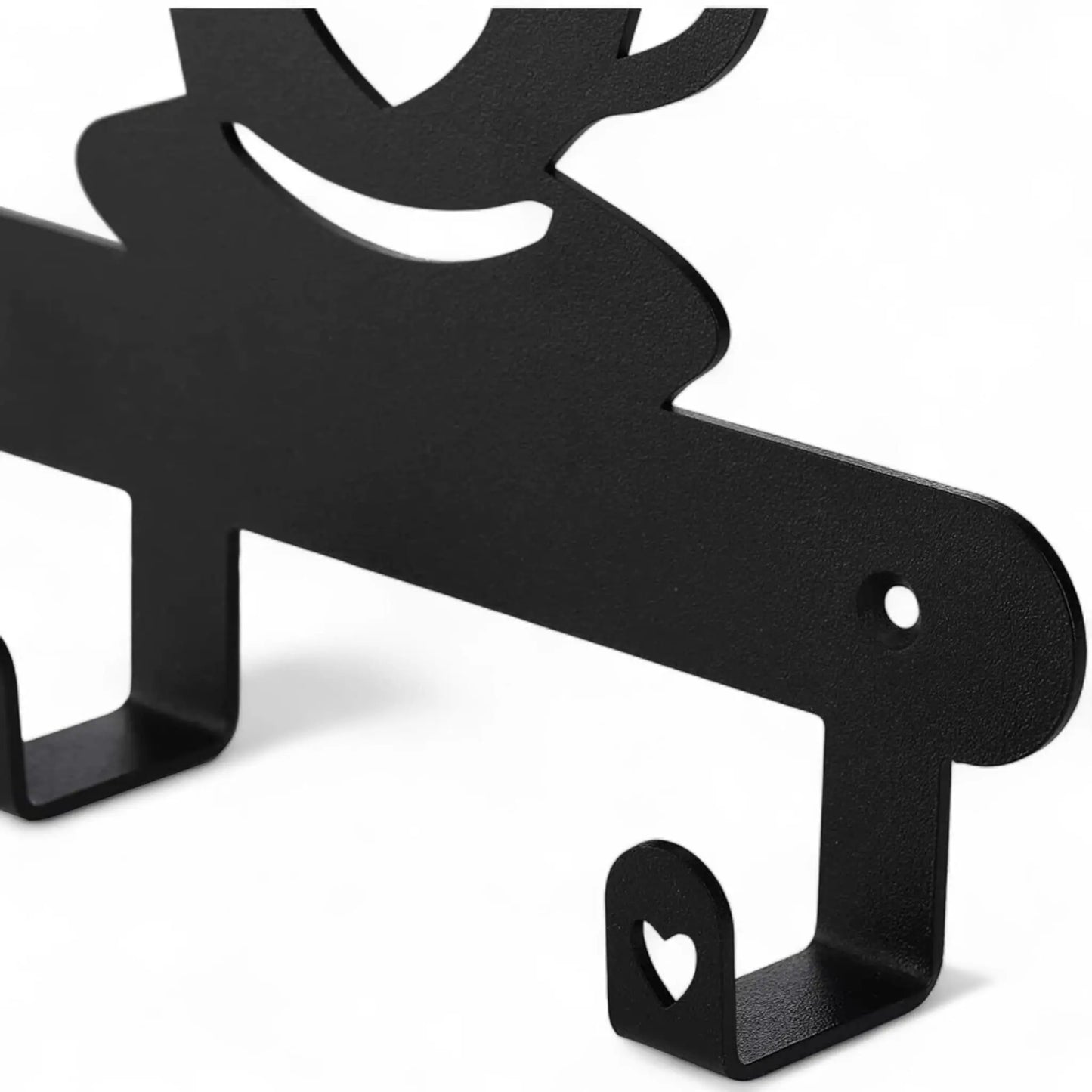 Coffee Mug Holder Wall Mounted – Metal Rack with Heart Hooks  Geniogoods