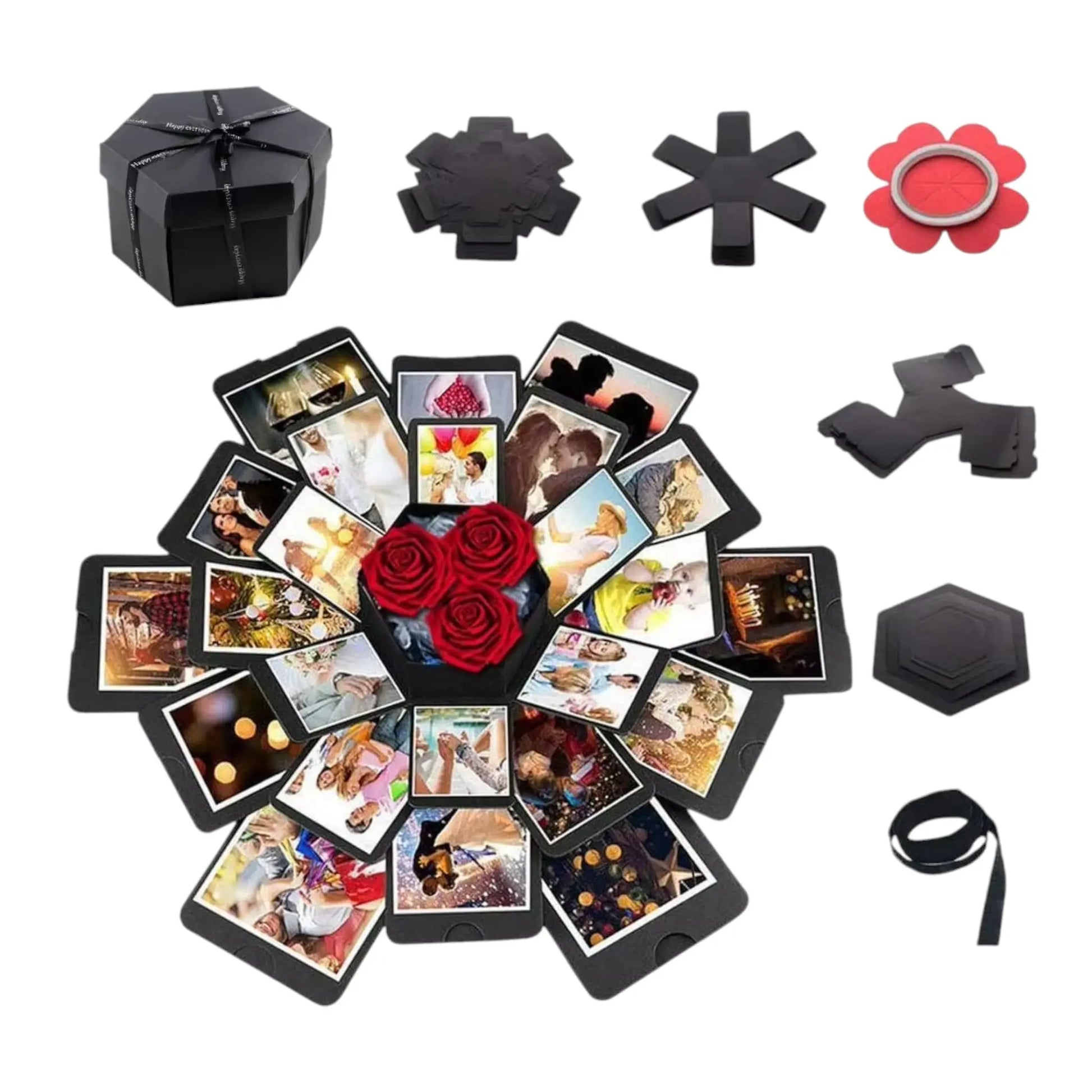 DIY Explosion Photo Album Gift Box | Memory Scrapbook for Special Occasions - Geniogoods