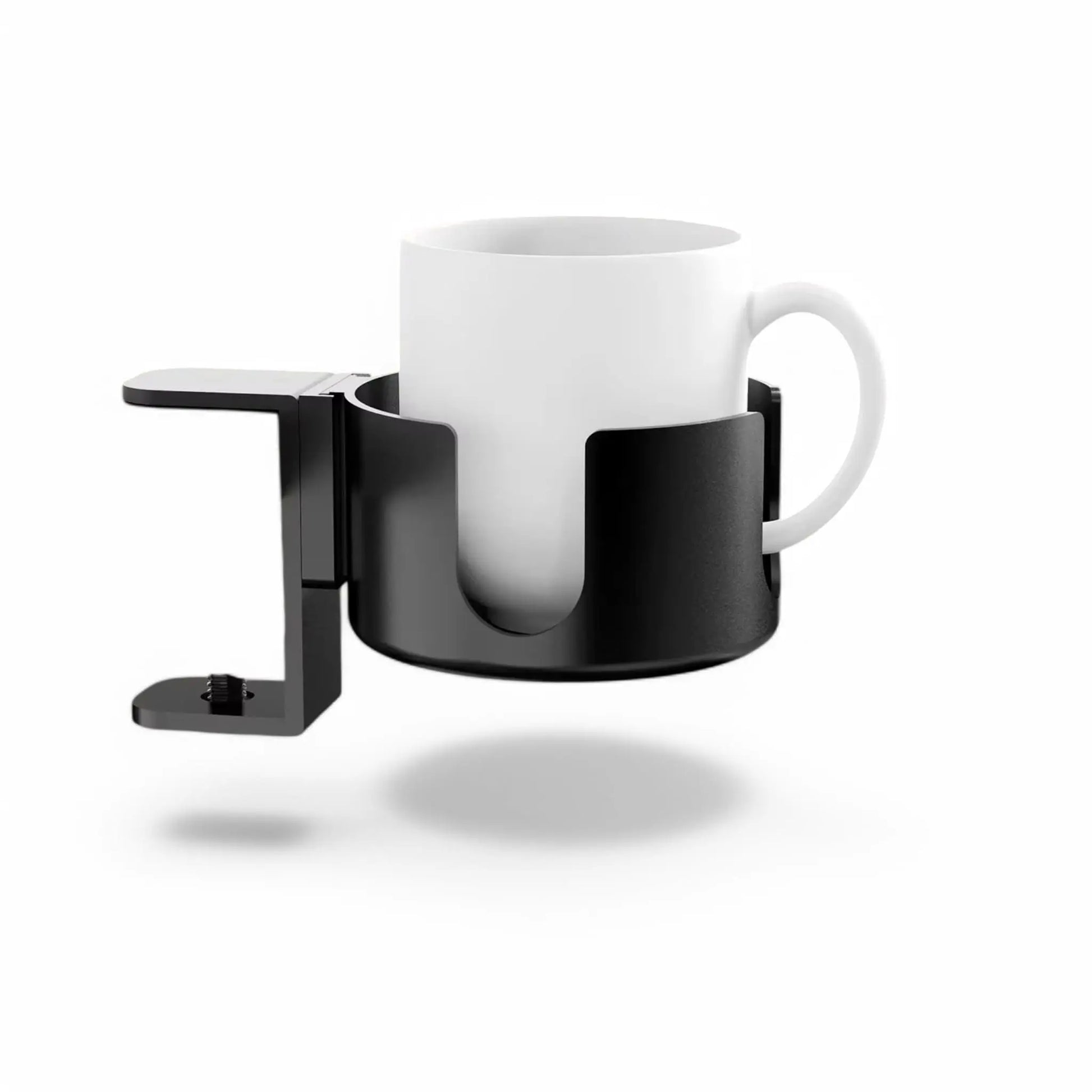 Desk Cup Holder – Adjustable Clamp-On Drink Holder for Mugs & Bottles  Geniogoods