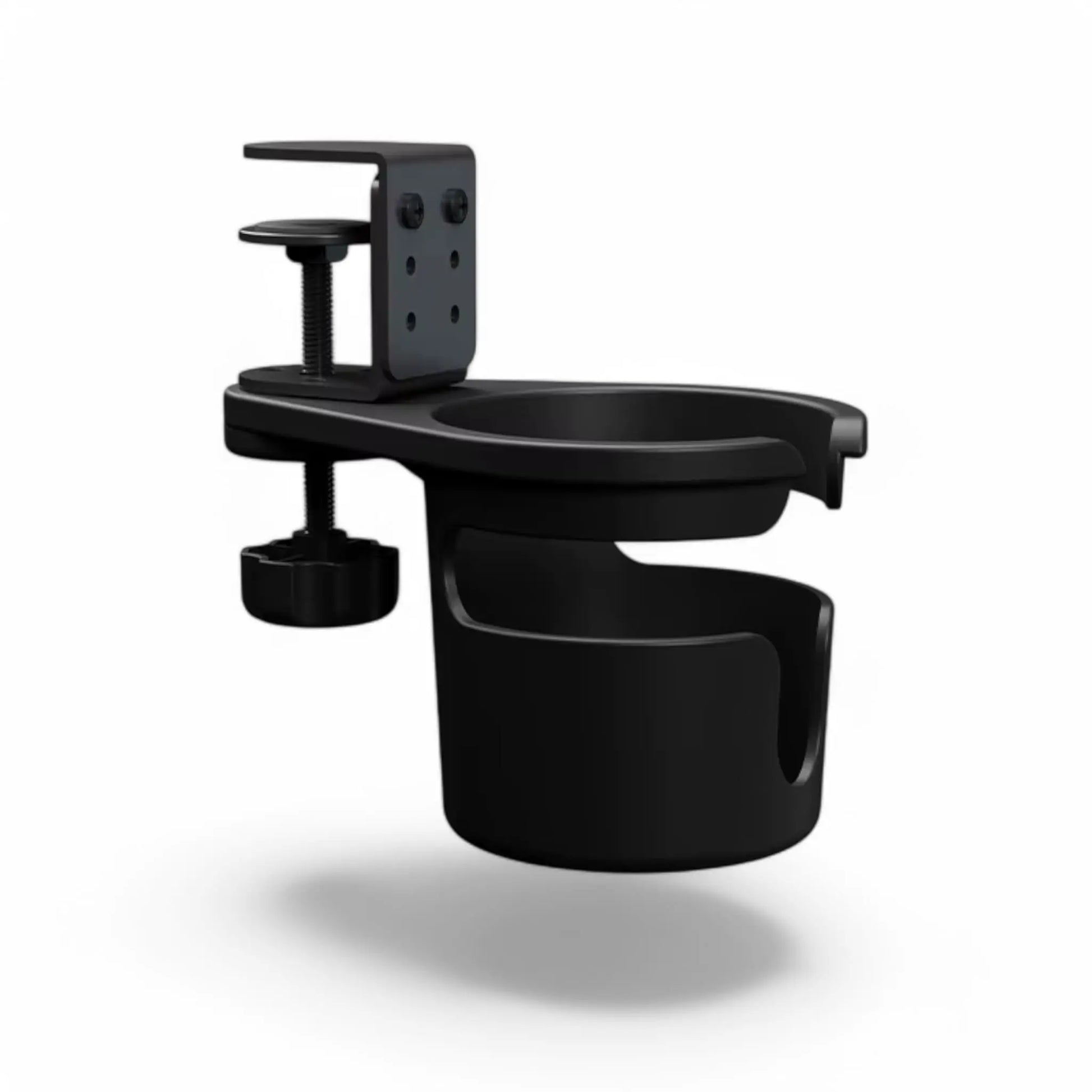 Desk Cup Holder – Adjustable Clamp-On Drink Holder for Mugs & Bottles  Geniogoods