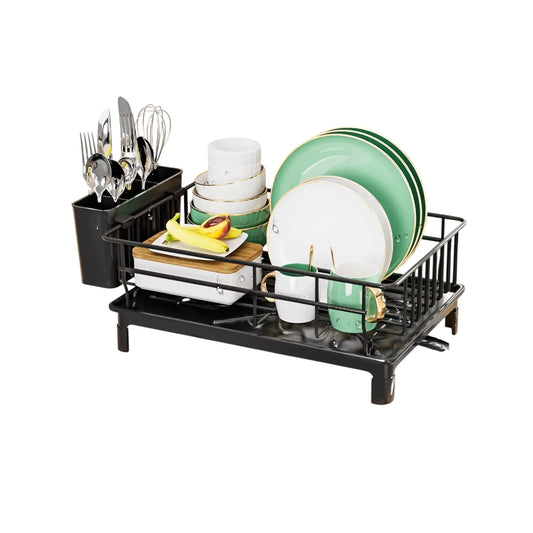 Dish Draining Rack | Space-Saving Kitchen Organizer – GenioGoods