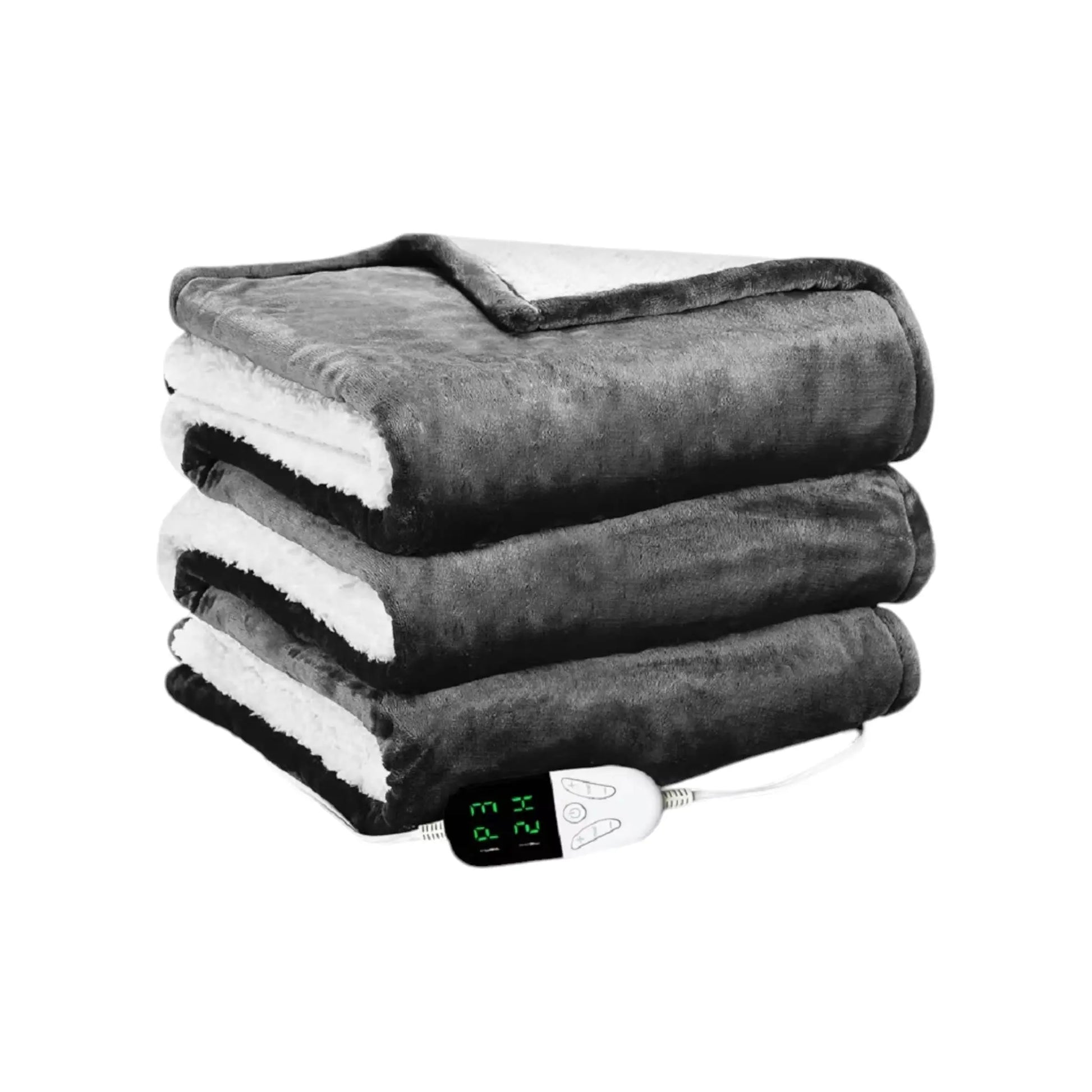 Electric Heated Cashmere Blanket – Adjustable Temperature and Timer with Fast Heating and Safety Features Geniogoods