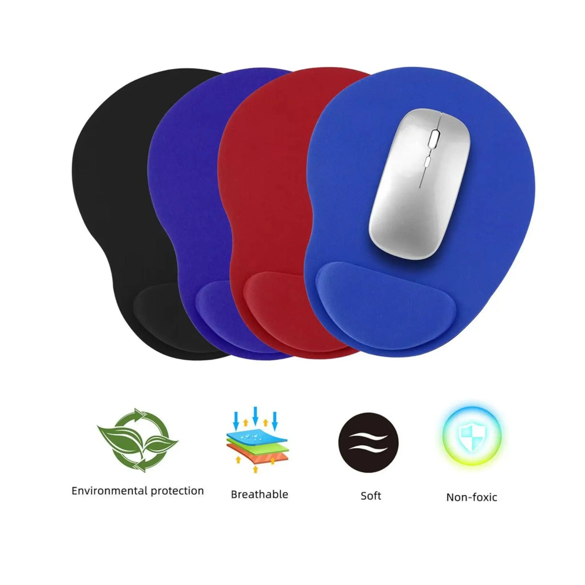 Ergonomic Mouse Pad with Wrist Support | Comfortable and Non-Slip Geniogoods