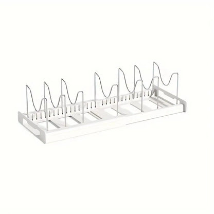 Expandable Pot Organizer – Adjustable & Space-Saving Kitchen Storage