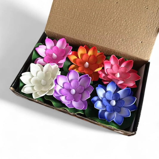 Floating Lotus LED Water Lamp – 6PCS Multicolor Pond & Garden Light  Geniogoods