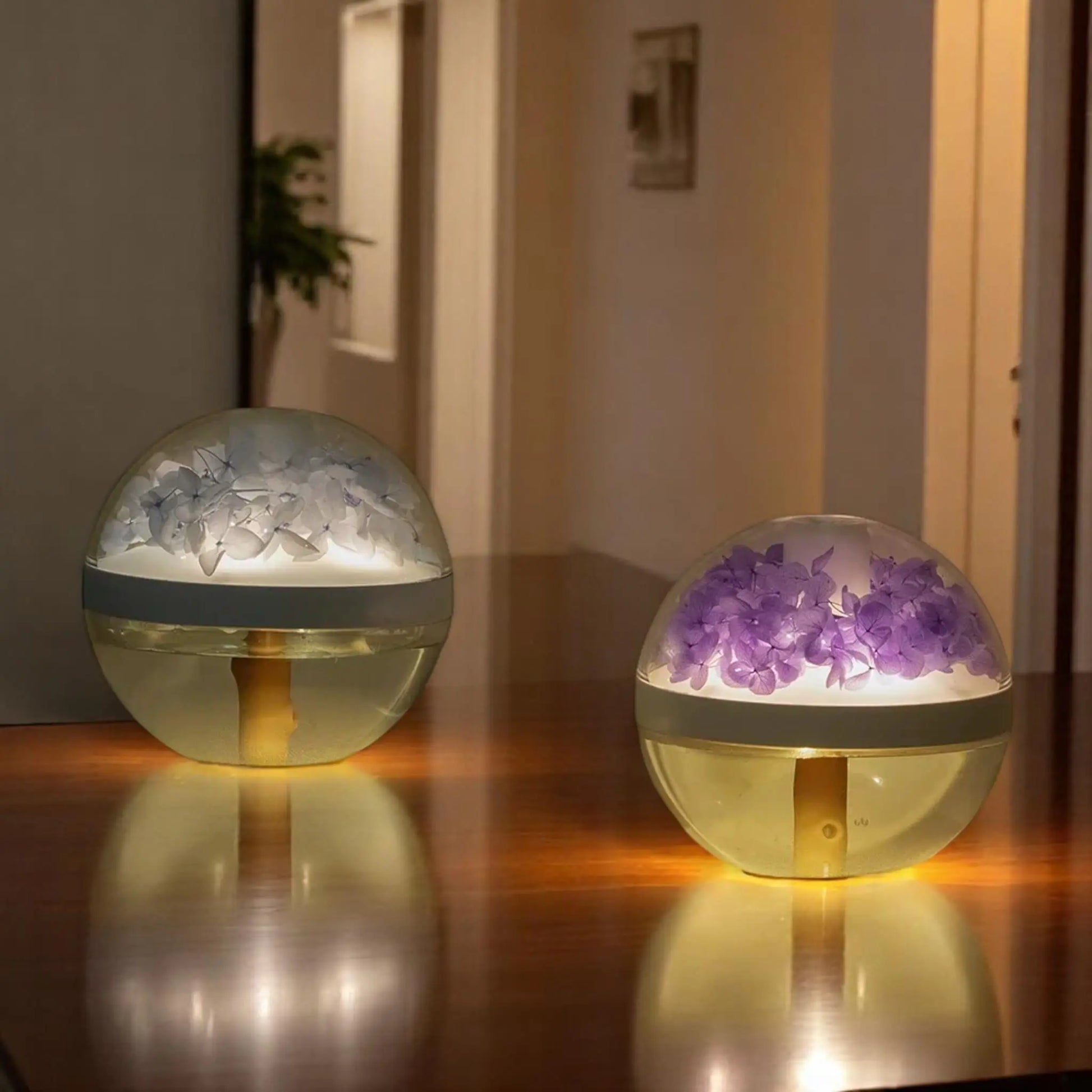 Flower LED Humidifier – USB Rechargeable Mist Maker with Night Light  Geniogoods