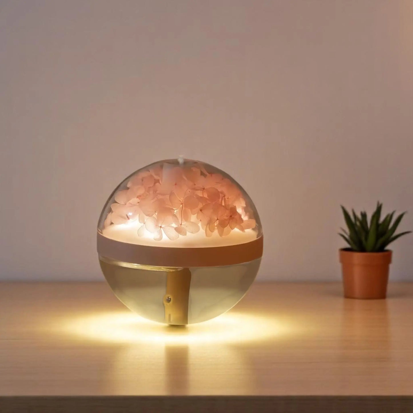 Flower LED Humidifier – USB Rechargeable Mist Maker with Night Light  Geniogoods