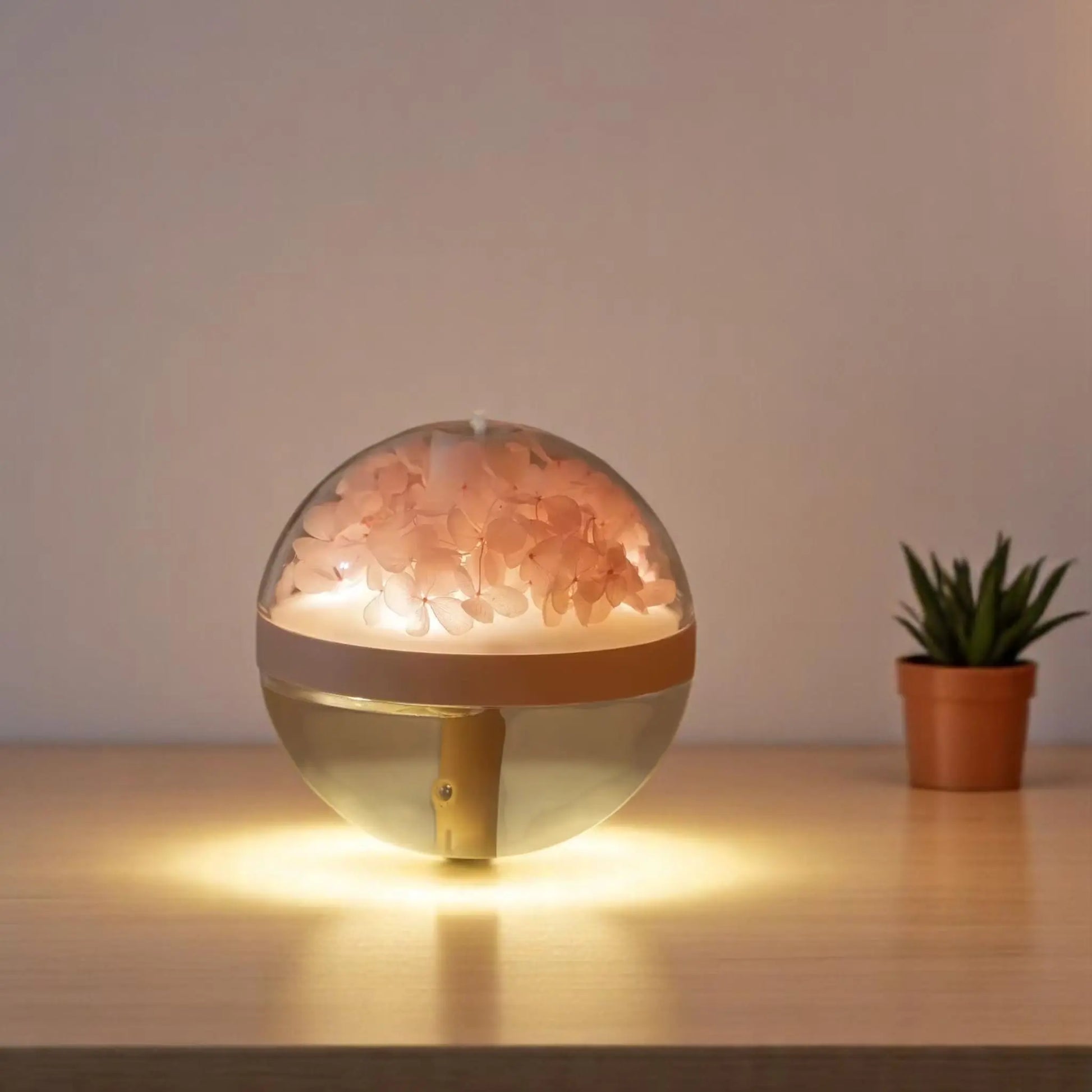 Flower LED Humidifier – USB Rechargeable Mist Maker with Night Light  Geniogoods