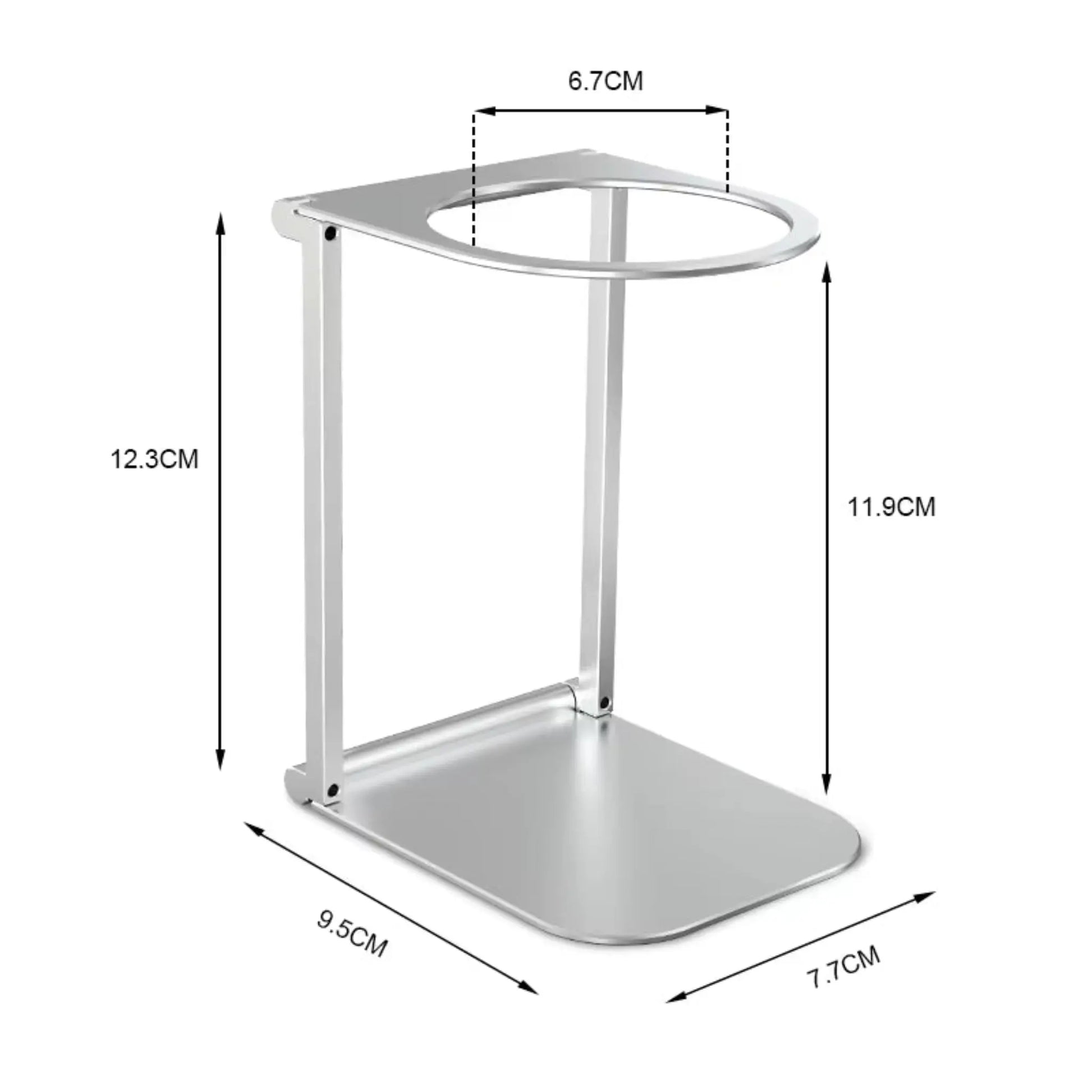 Foldable Coffee Drip Holder – Portable Aluminum Stand for Espresso