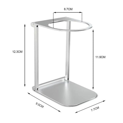 Foldable Coffee Drip Holder – Portable Aluminum Stand for Espresso