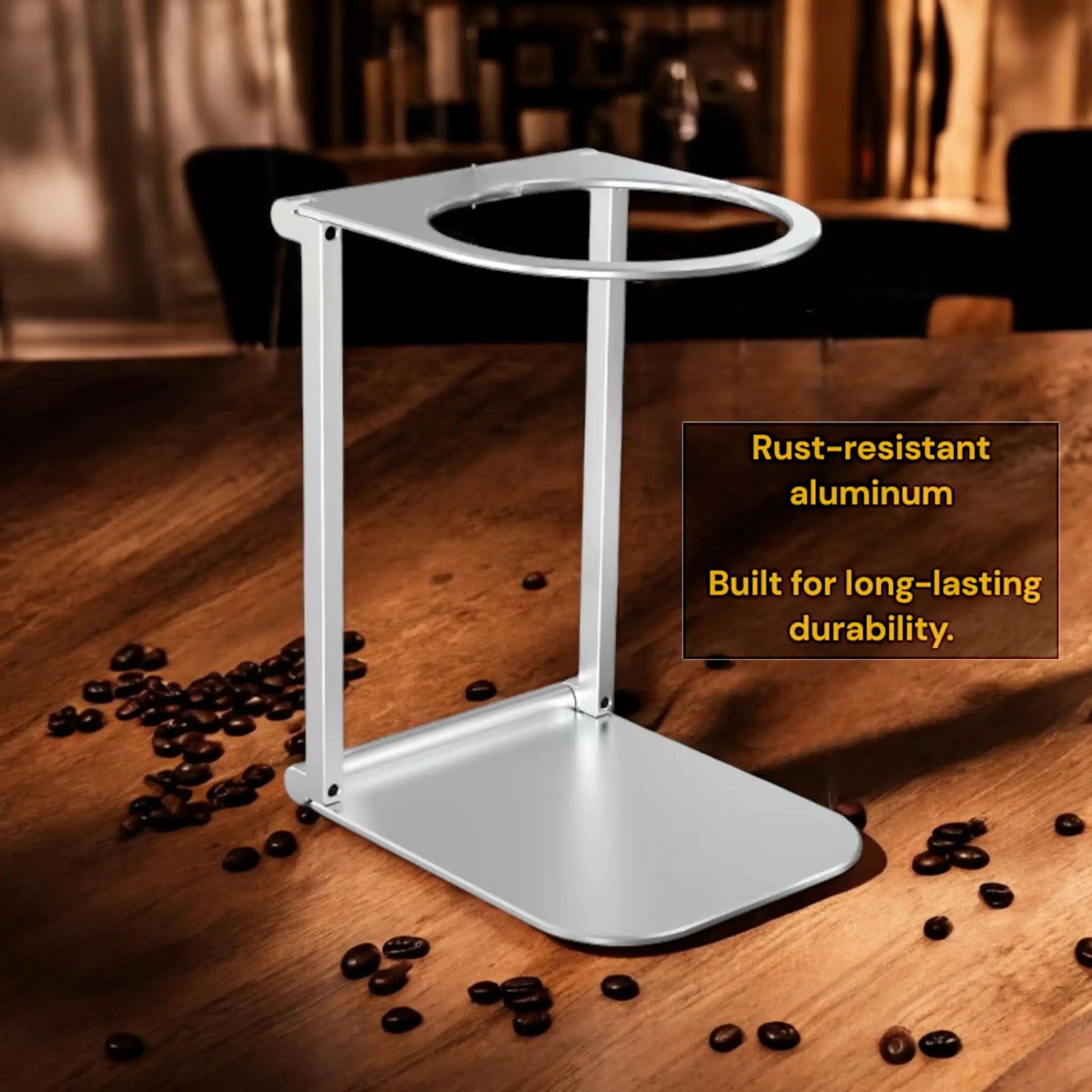 Foldable Coffee Drip Holder – Portable Aluminum Stand for Espresso  Geniogoods