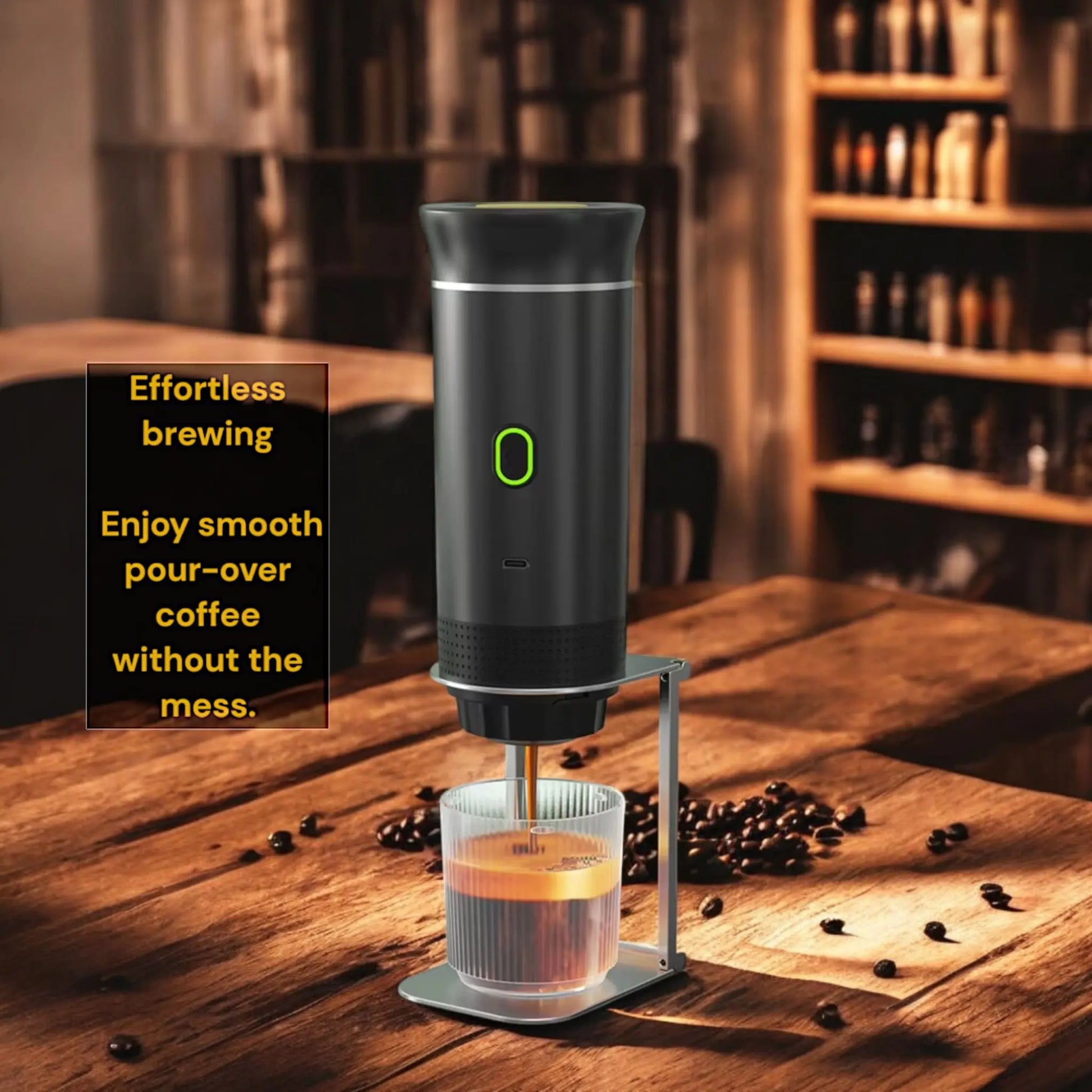 Foldable Coffee Drip Holder – Portable Aluminum Stand for Espresso  Geniogoods