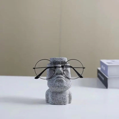 Funny Creative Glasses Holder – Decorative Resin Stand for Home & Office