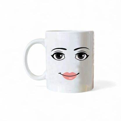 Funny Face Coffee Mug – Cute 11oz Gift for Gamers & Coffee Lovers  Geniogoods
