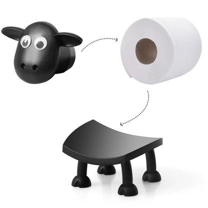 Funny Sheep Toilet Paper Holder – Whimsical & Functional Bathroom Decor