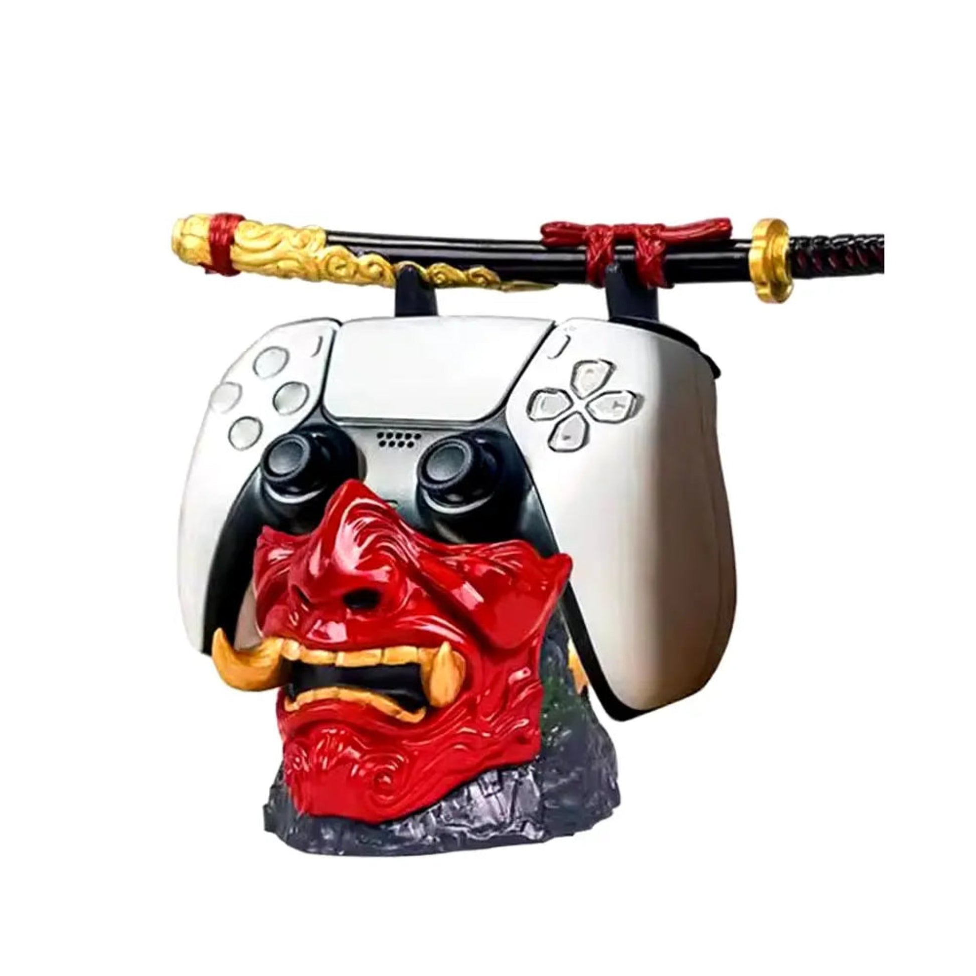 Game Controller Holder Stand | Universal Gaming Organizer with Katana Design