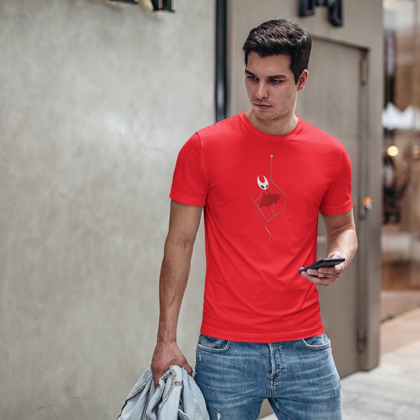 Silksong Ascension T-Shirt – Hornet Golden Thread Art – fan-made gamer merch by GenioGoods