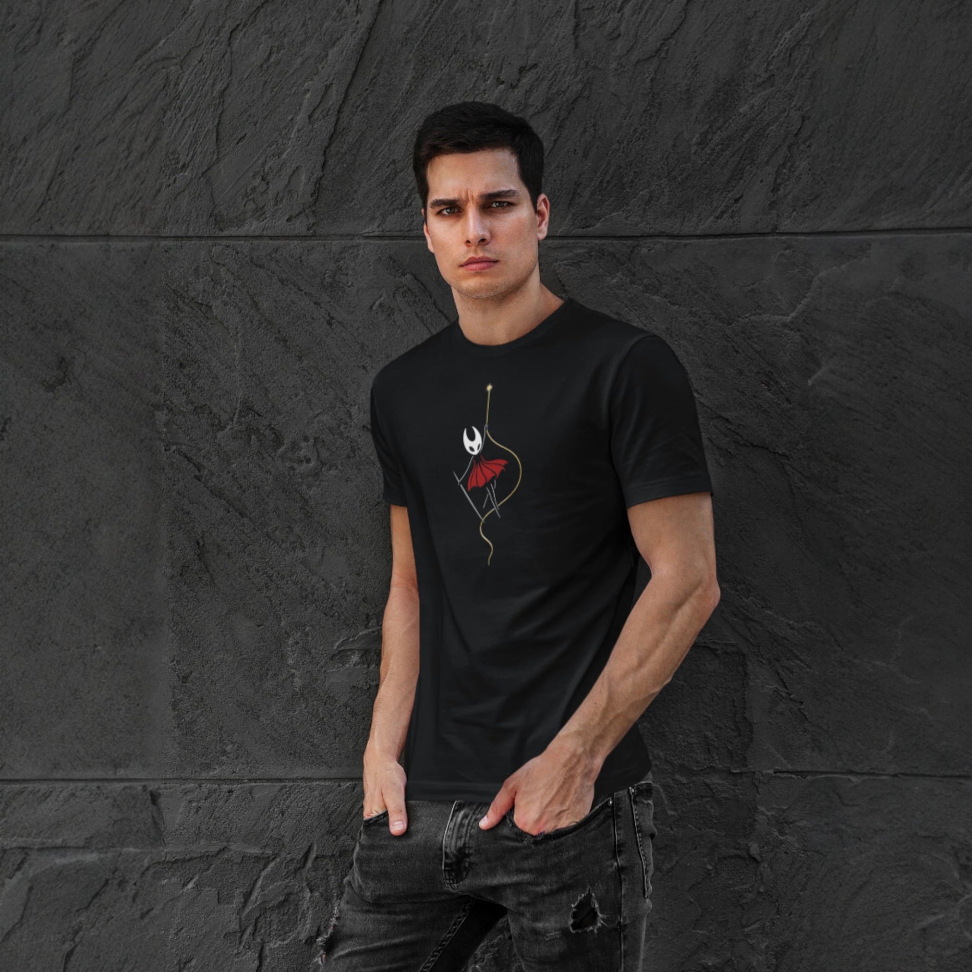 Silksong Ascension T-Shirt – Hornet Golden Thread Art – fan-made gamer merch by GenioGoods