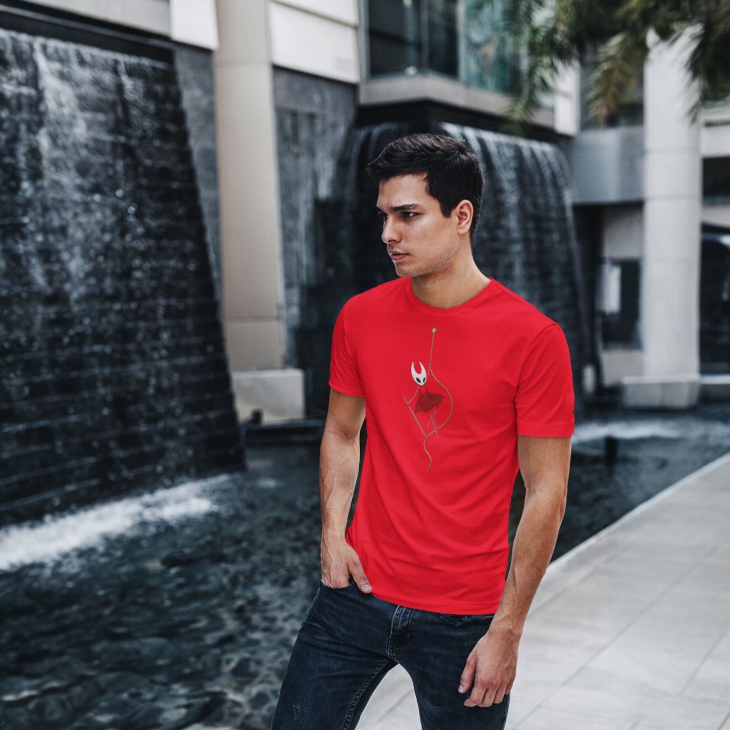 Silksong Ascension T-Shirt – Hornet Golden Thread Art – fan-made gamer merch by GenioGoods