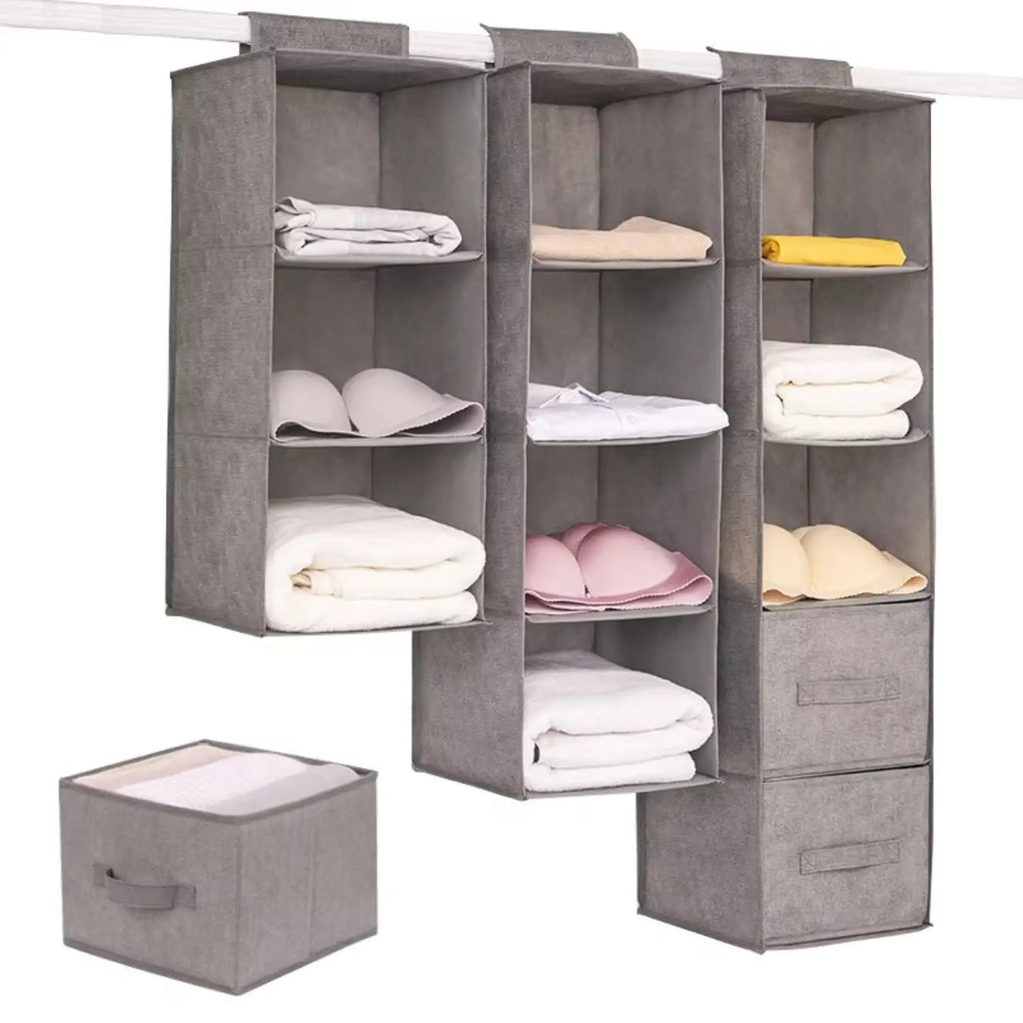 Hanging Closet Organizer | Space-Saving Storage with Drawers