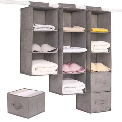 Hanging Closet Organizer | Space-Saving Storage with Drawers
