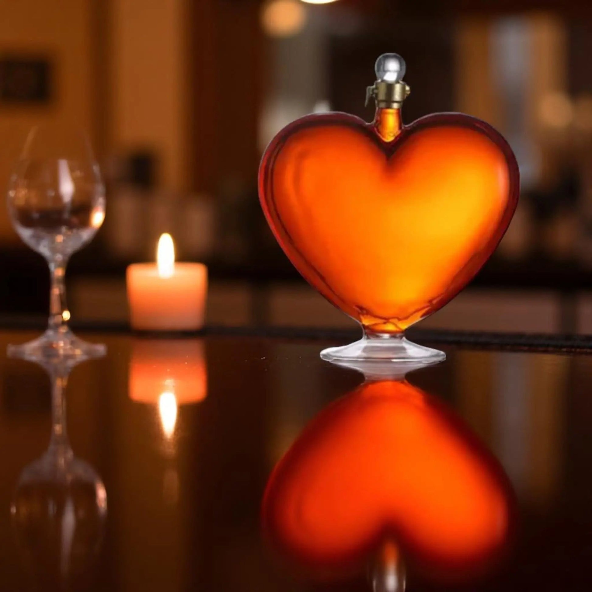 Heart shape wine decanter – creative glass wine dispenser gift  Geniogoods
