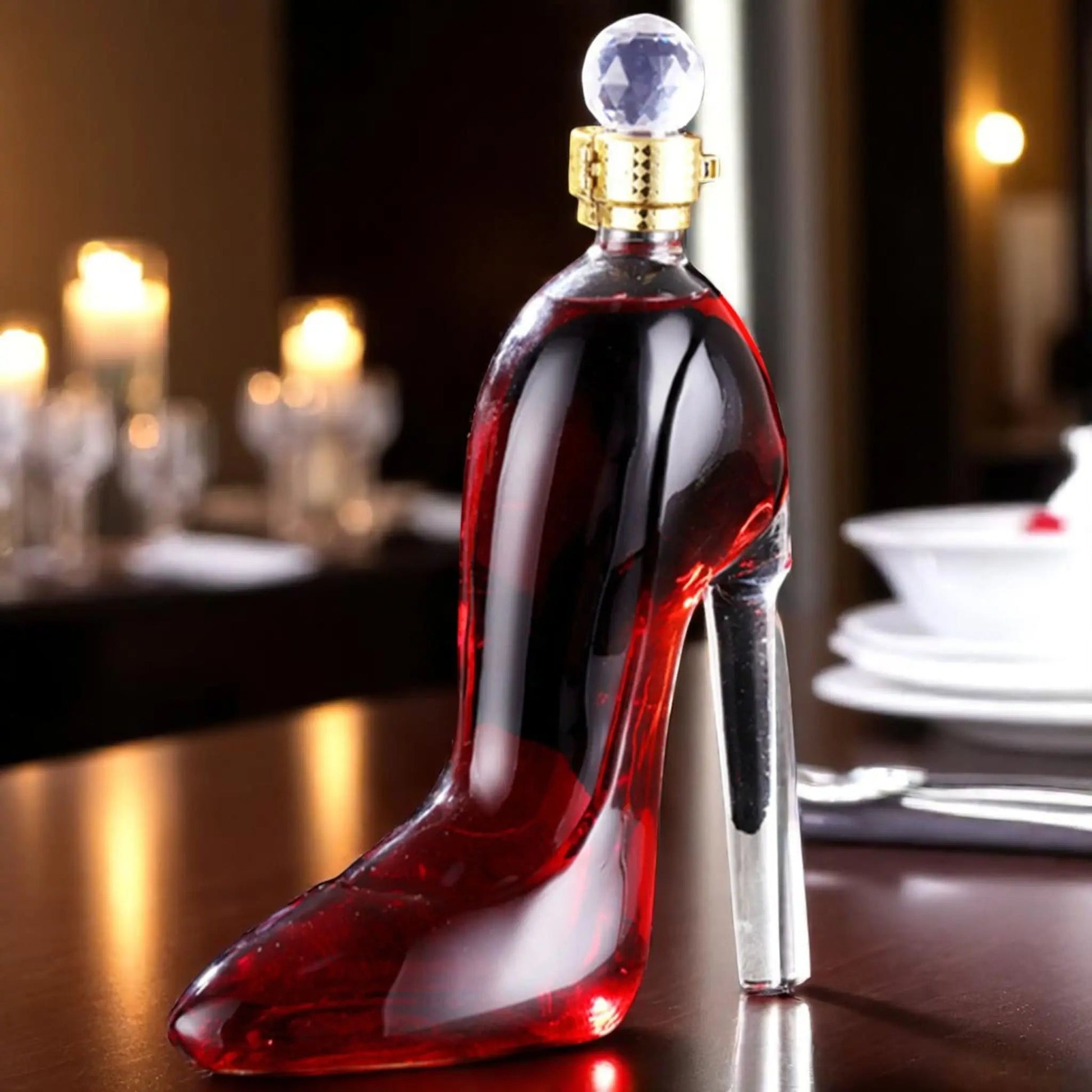High Heel Wine Bottle – Creative Glass Decanter Gift for Women  Geniogoods