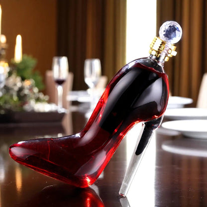 High Heel Wine Bottle – Creative Glass Decanter Gift for Women  Geniogoods