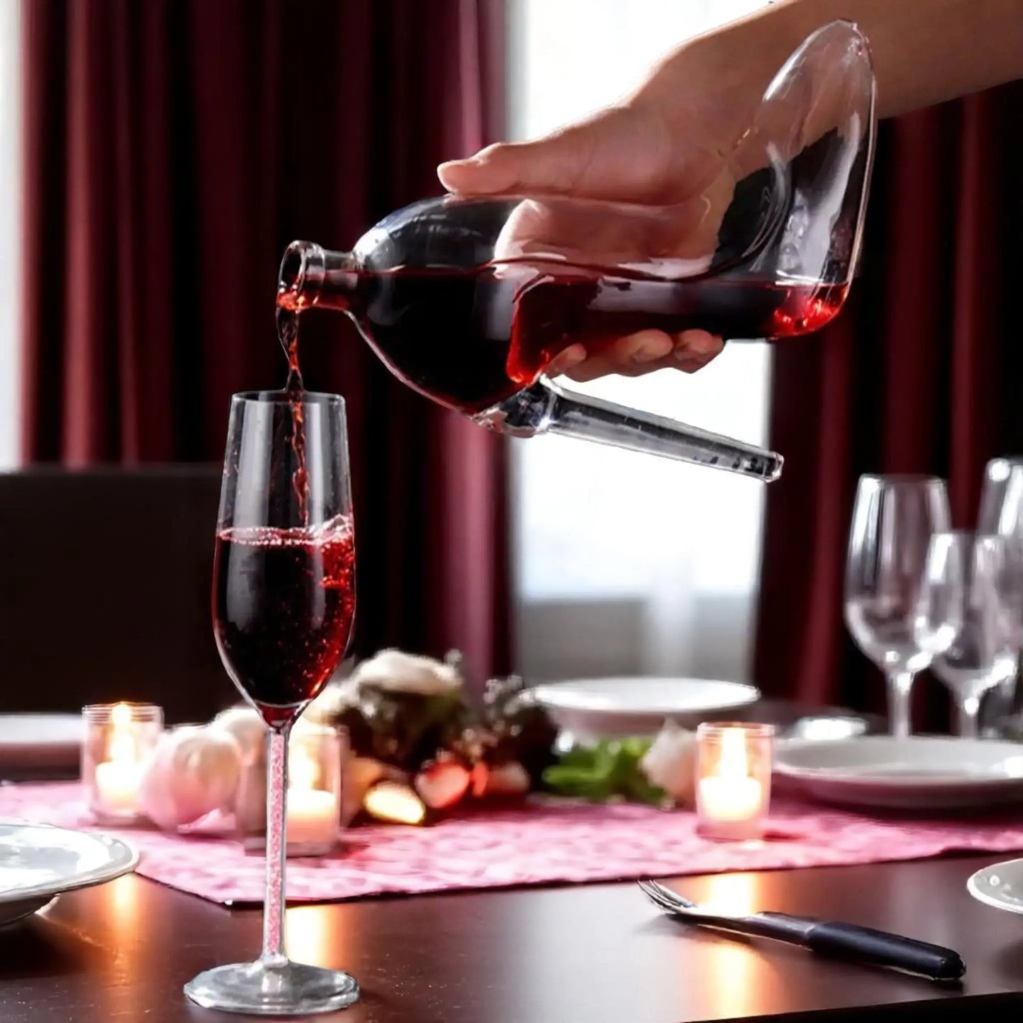 High Heel Wine Bottle – Creative Glass Decanter Gift for Women  Geniogoods