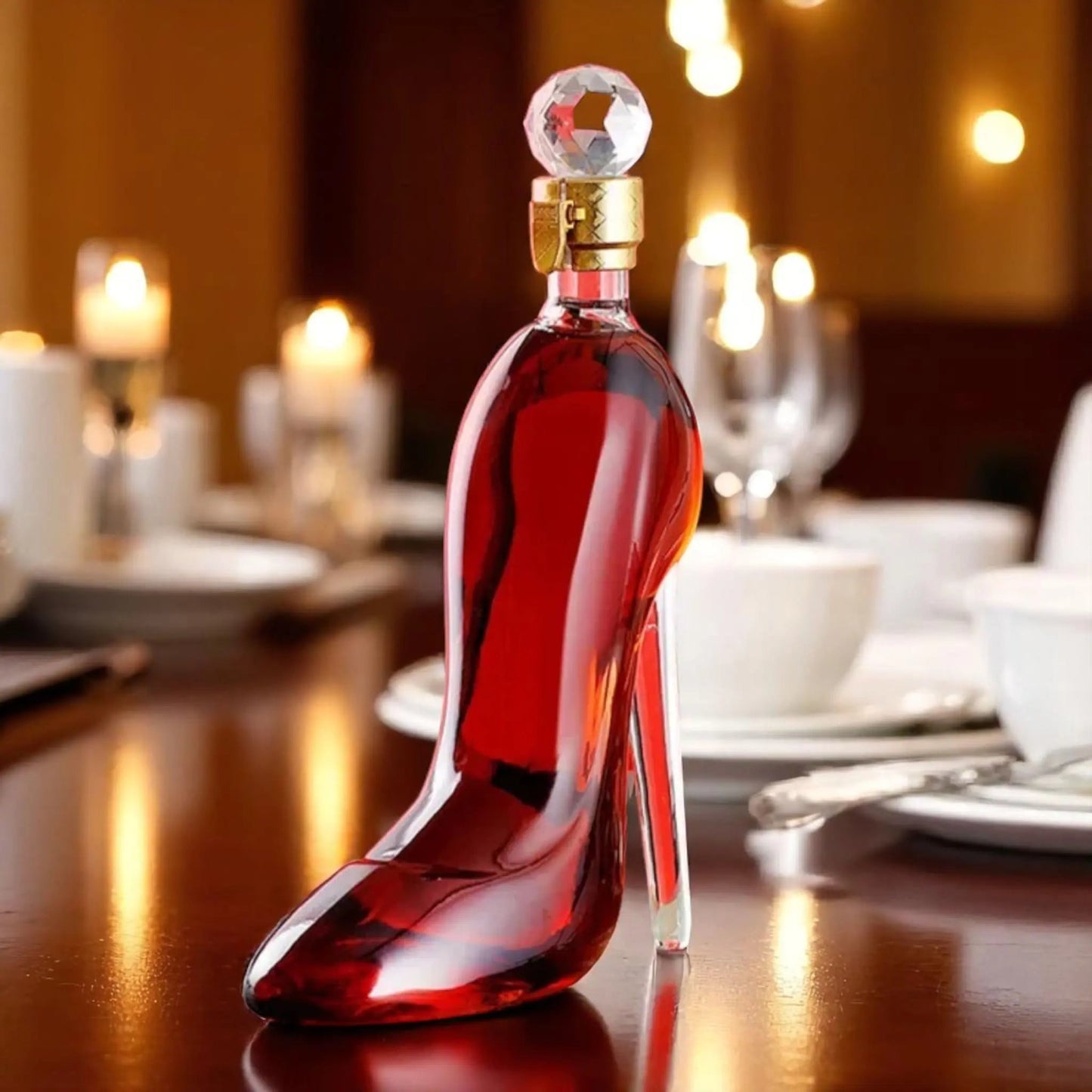 High Heel Wine Bottle – Creative Glass Decanter Gift for Women  Geniogoods