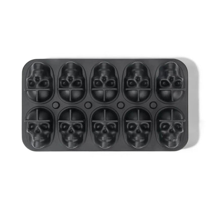 Ice cube mold set – silicone bar tray with rose & gun shapes  Geniogoods