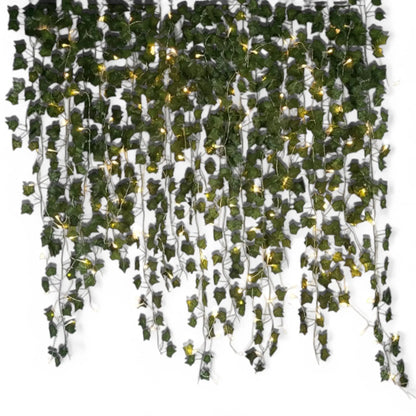 Ivy String Lights with Artificial Leaves – LED Garland Decor  Geniogoods