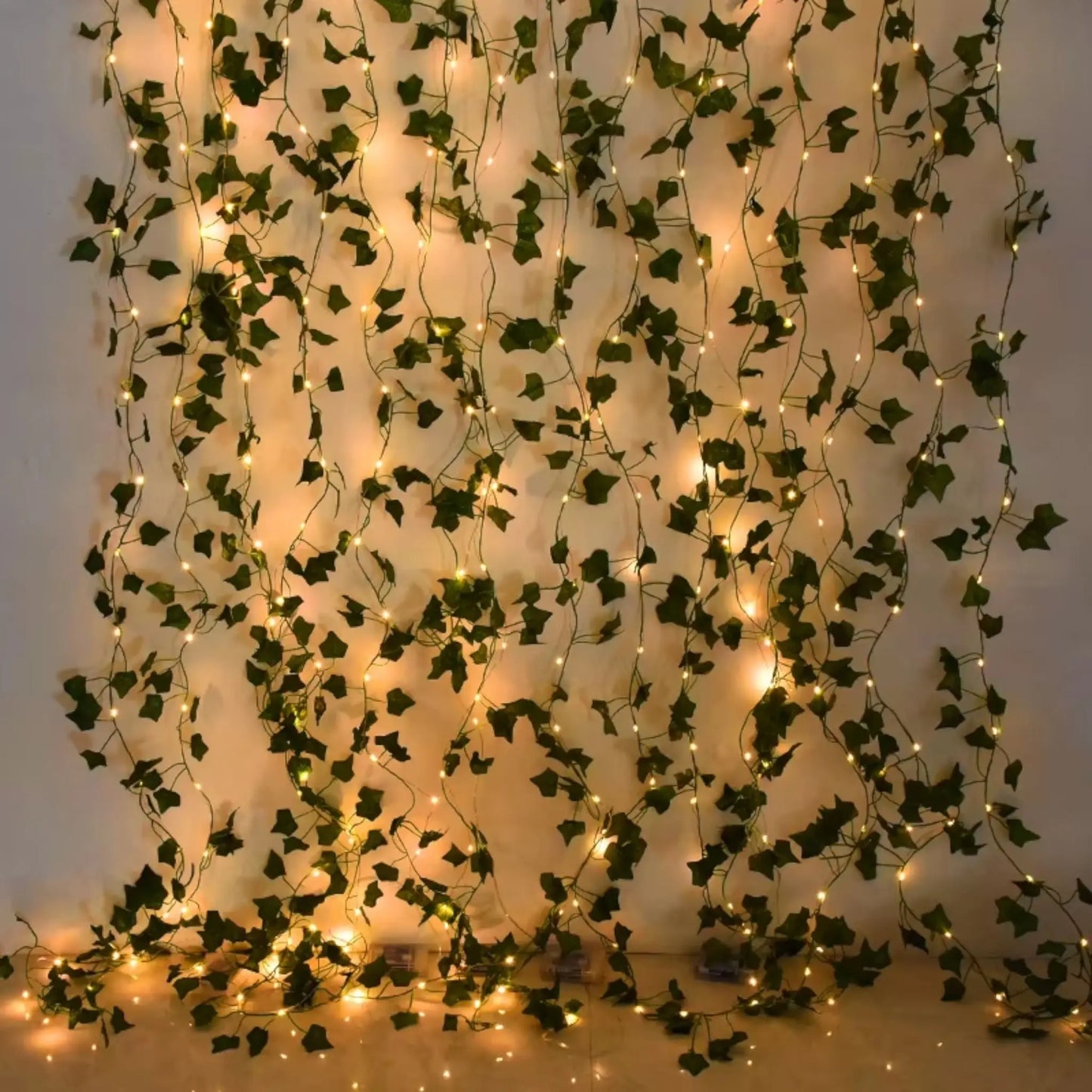 Ivy String Lights with Artificial Leaves – LED Garland Decor  Geniogoods