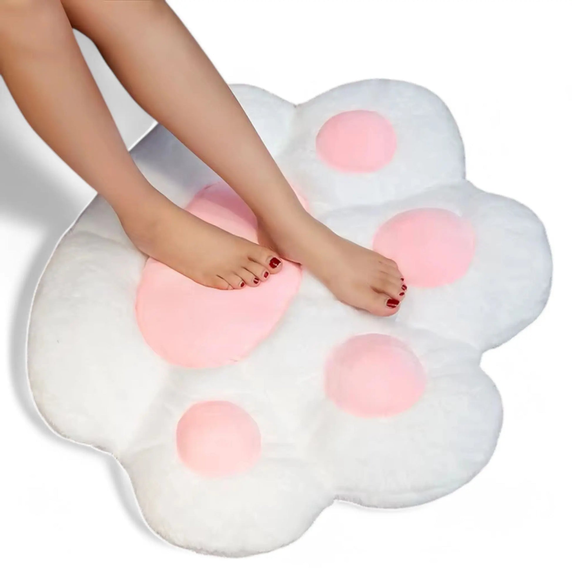 Kawaii Cat Paw Cushion – 70x60cm Soft Plush Seat for Home & Office  Geniogoods