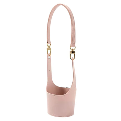 Leather Cup Cover Pouch – Portable Bottle Sleeve & Carrying Strap Geniogoods