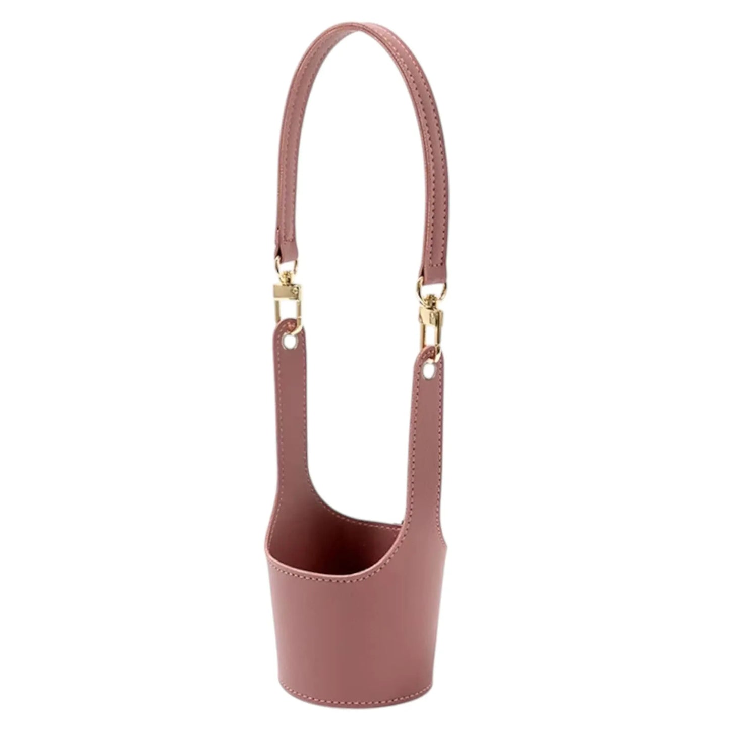 Leather Cup Cover Pouch – Portable Bottle Sleeve & Carrying Strap Geniogoods