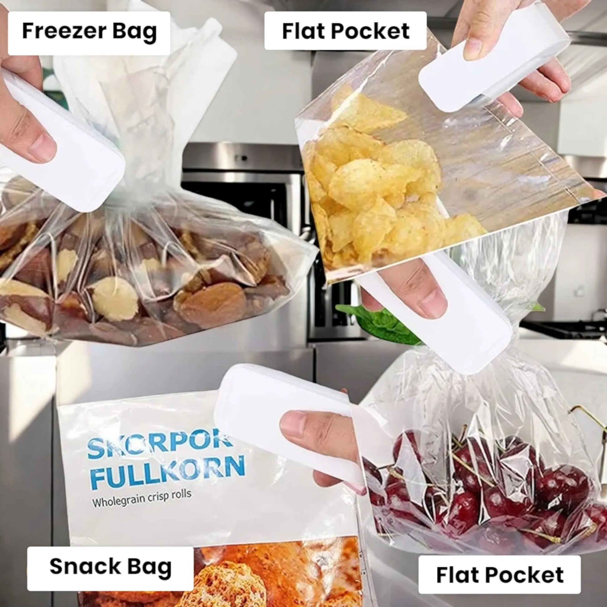Mini Heat Bag Sealer – Portable Food Packaging Sealing Machine Geniogoods