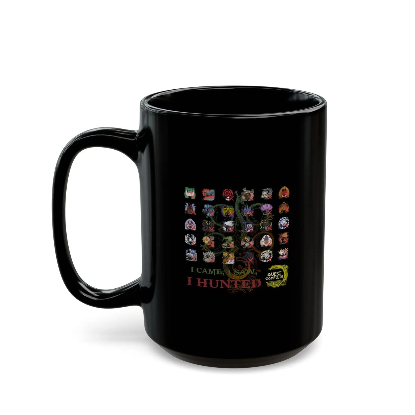 Monster Hunter Wilds Black Coffee Mug – Hunting Record 11oz & 15oz  Geniogoods