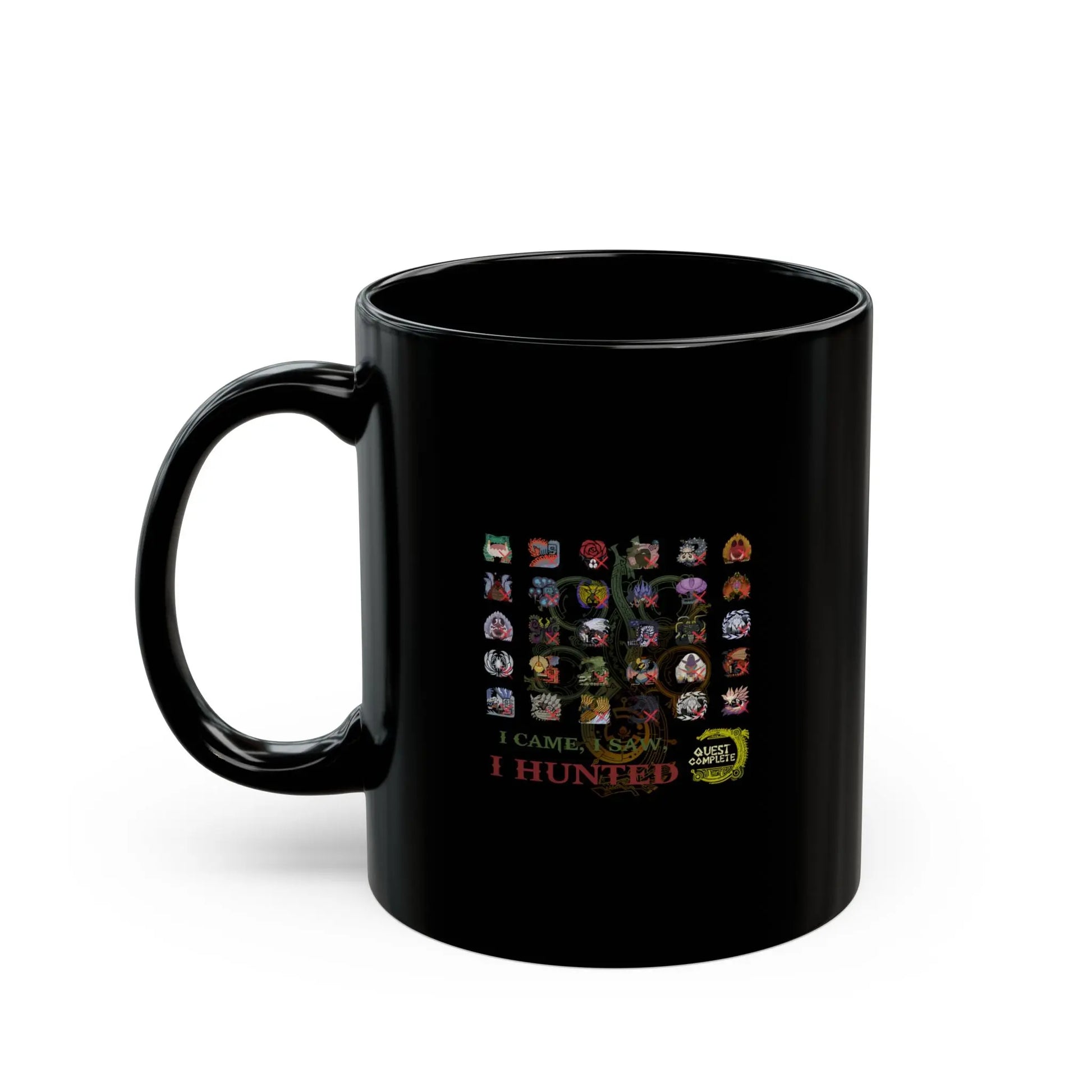 Monster Hunter Wilds Black Coffee Mug – Hunting Record 11oz & 15oz  Geniogoods