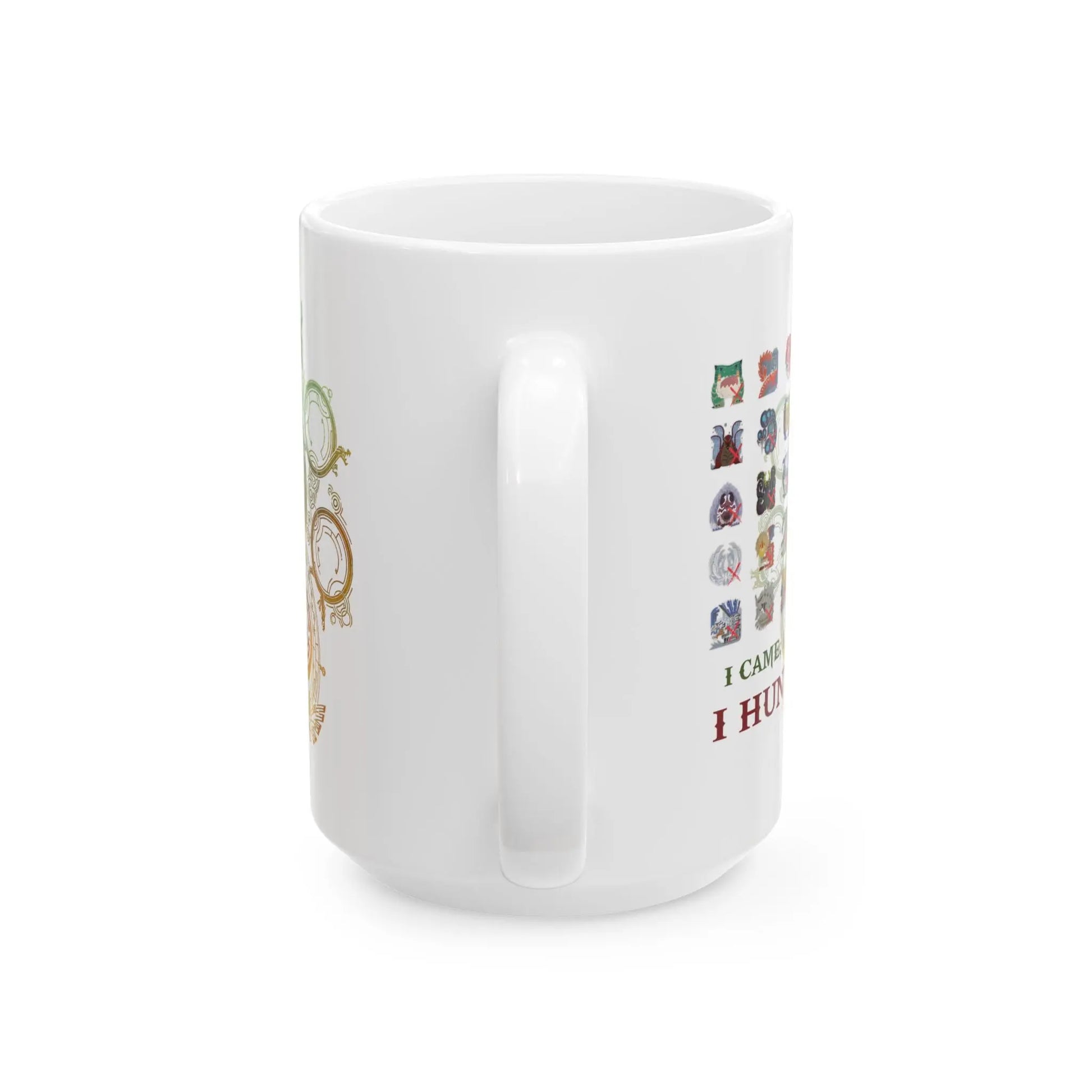Monster Hunter Wilds Ceramic Mug – Inspirational Gamer Cup (11oz/15oz)  Geniogoods