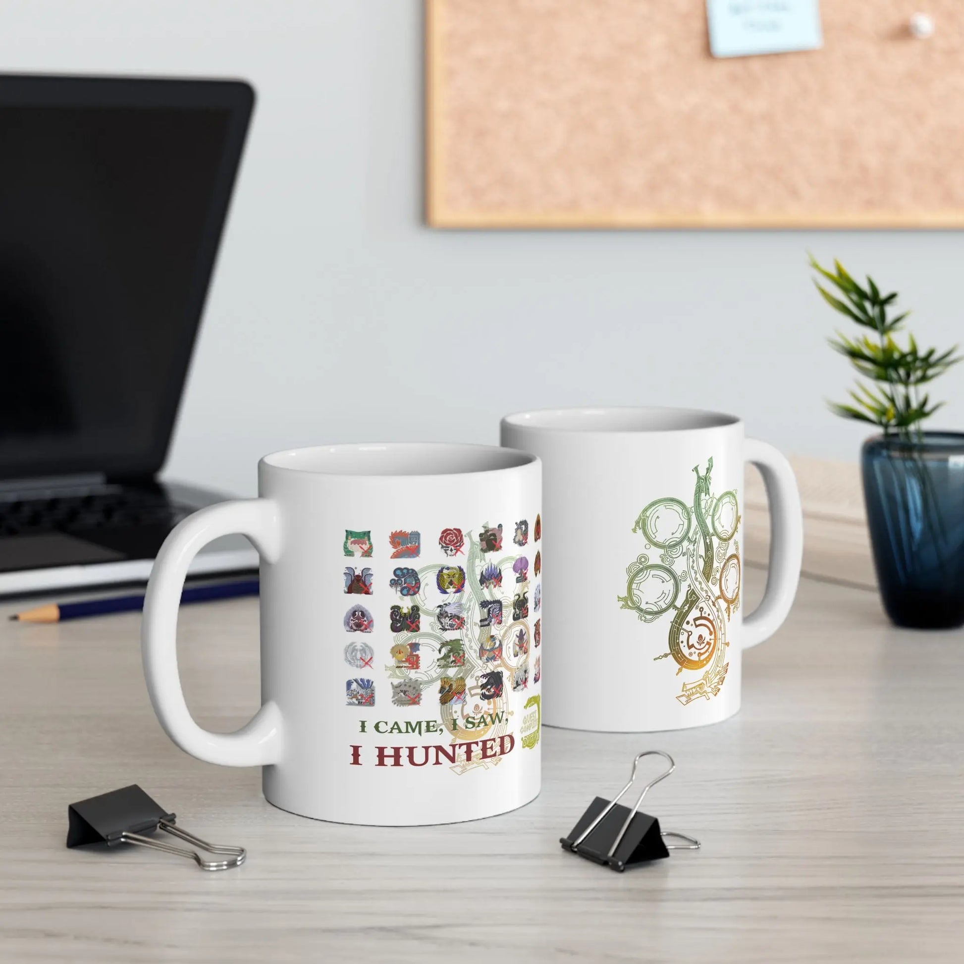 Monster Hunter Wilds Ceramic Mug – Inspirational Gamer Cup (11oz/15oz)  Geniogoods