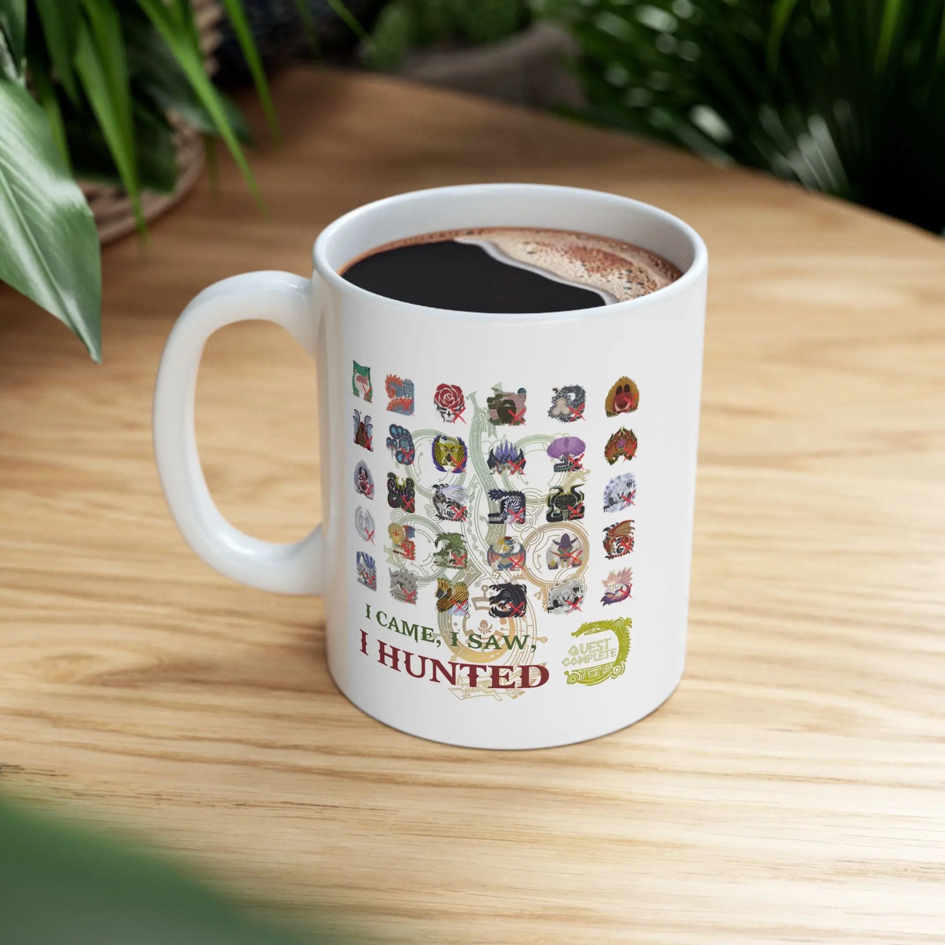 Monster Hunter Wilds Ceramic Mug – Inspirational Gamer Cup (11oz/15oz)  Geniogoods