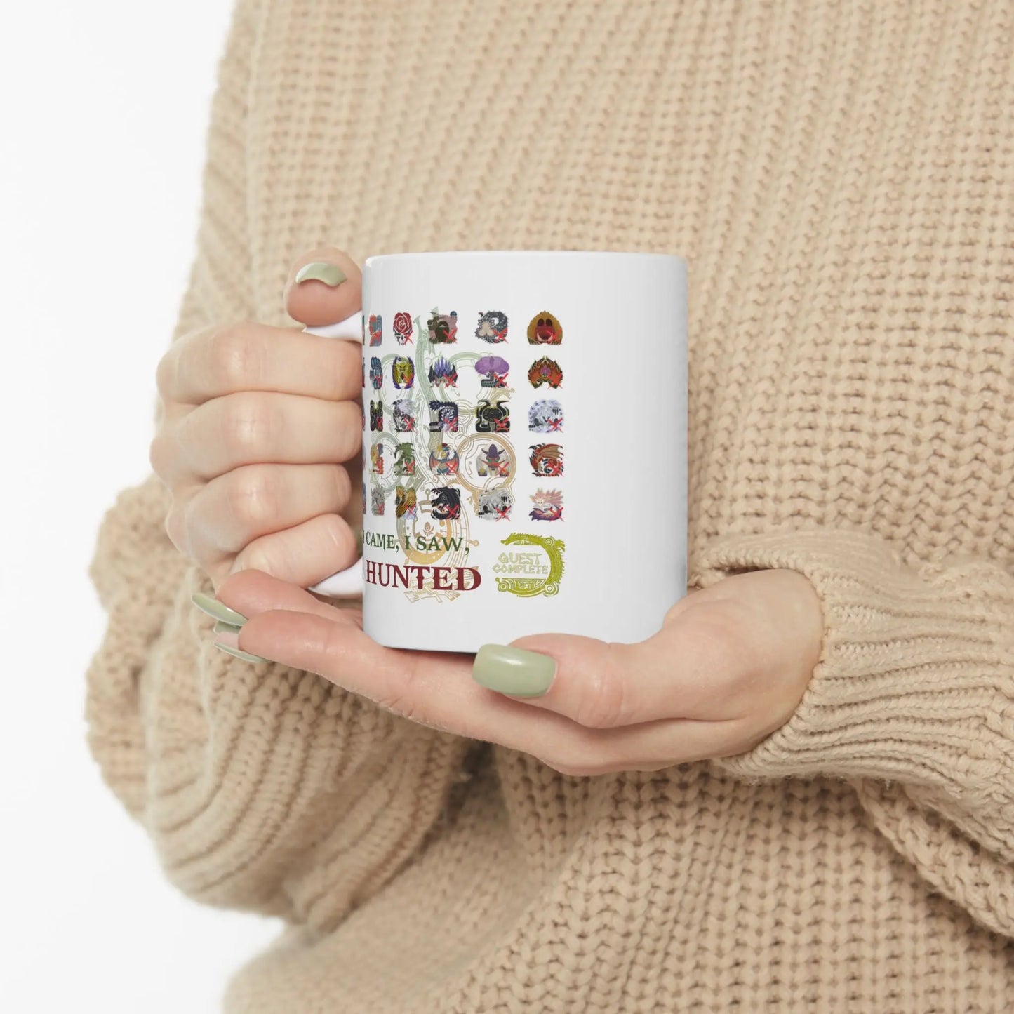 Monster Hunter Wilds Ceramic Mug – Inspirational Gamer Cup (11oz/15oz)  Geniogoods