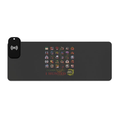 Monster Hunter Wilds Gaming Mouse Pad – LED Lights + Wireless Charging  Geniogoods