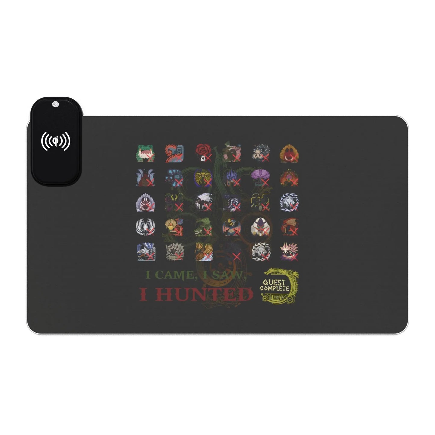 Monster Hunter Wilds Gaming Mouse Pad – LED Lights + Wireless Charging  Geniogoods