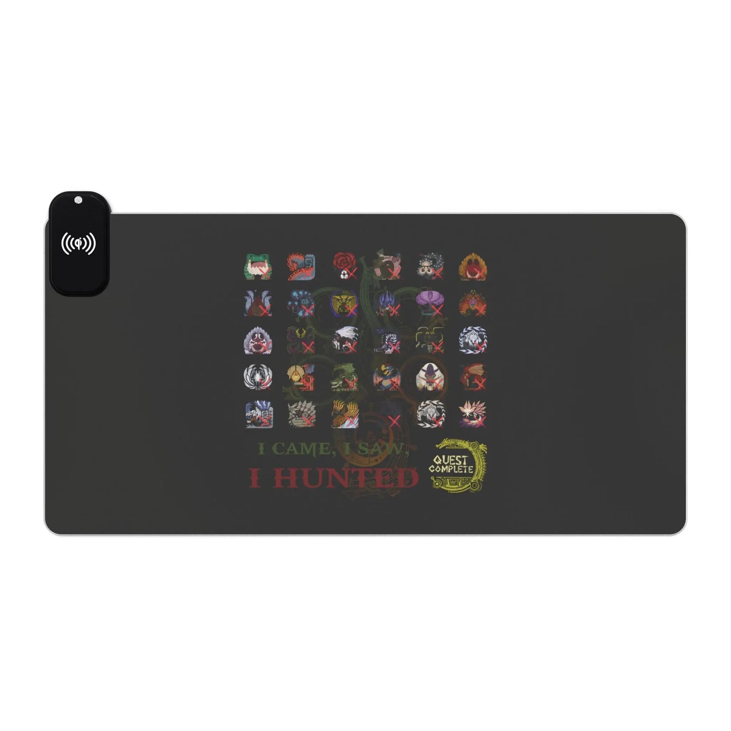 Monster Hunter Wilds Gaming Mouse Pad – LED Lights + Wireless Charging  Geniogoods