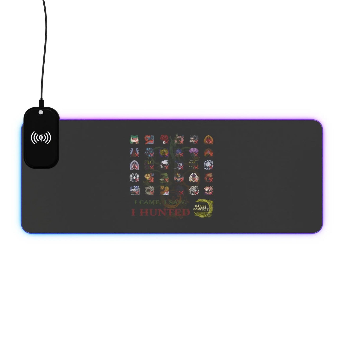 Monster Hunter Wilds Gaming Mouse Pad – LED Lights + Wireless Charging  Geniogoods
