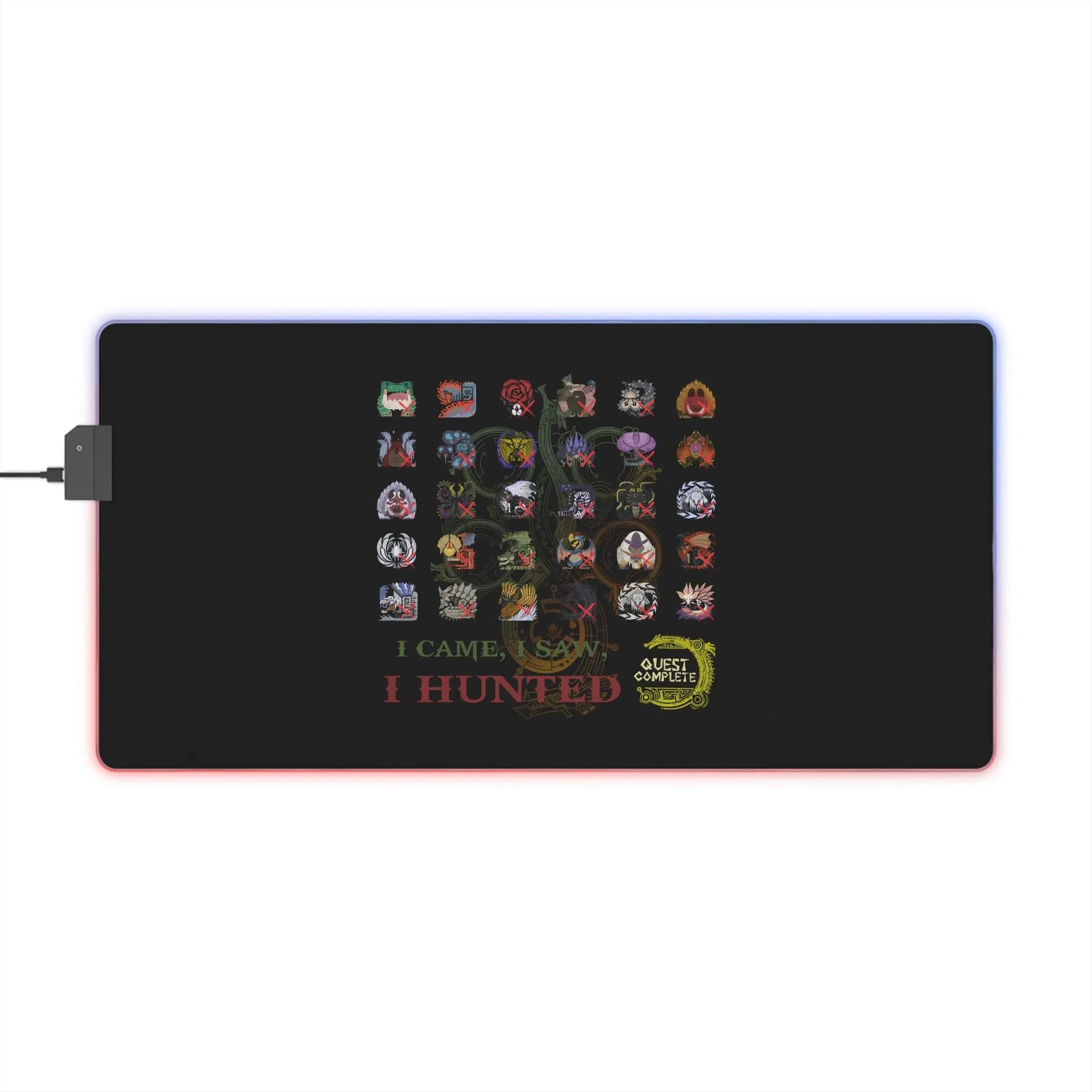 Monster Hunter Wilds Gaming Mouse Pad – RGB LED Light-Up for Gamers  Geniogoods